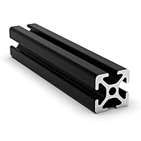 TSLOTS 20mm x 20mm Black Anodize 5mm tslot Aluminum Framing Profile TSLOTS 20mm x 20mm Black Anodize 5mm tslot Aluminum Framing Profile