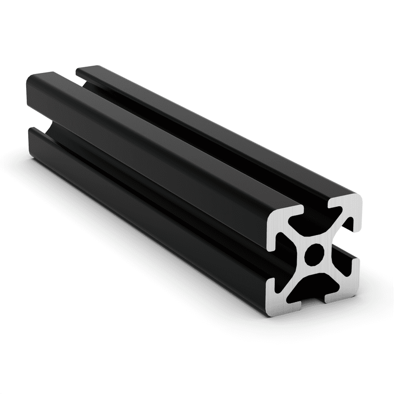 TSLOTS 20mm x 20mm Black Anodize 5mm tslot Aluminum Framing Profile TSLOTS 20mm x 20mm Black Anodize 5mm tslot Aluminum Framing Profile