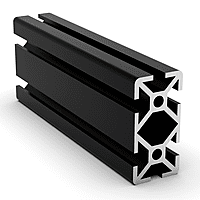 TSLOTS 20mm x 40mm Black Anodize 5mm tslot Aluminum Framing Profile TSLOTS 20mm x 40mm Black Anodize 5mm tslot Aluminum Framing Profile