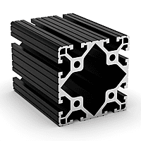 TSLOTS 3030-Lite-Black 3" x 3" Light Grooved Black Anodize .32" tslot Aluminum Framing Profile TSLOTS 3030-Lite-Black 3" x 3" Light Grooved Black Anodize .32" tslot Aluminum Framing Profile
