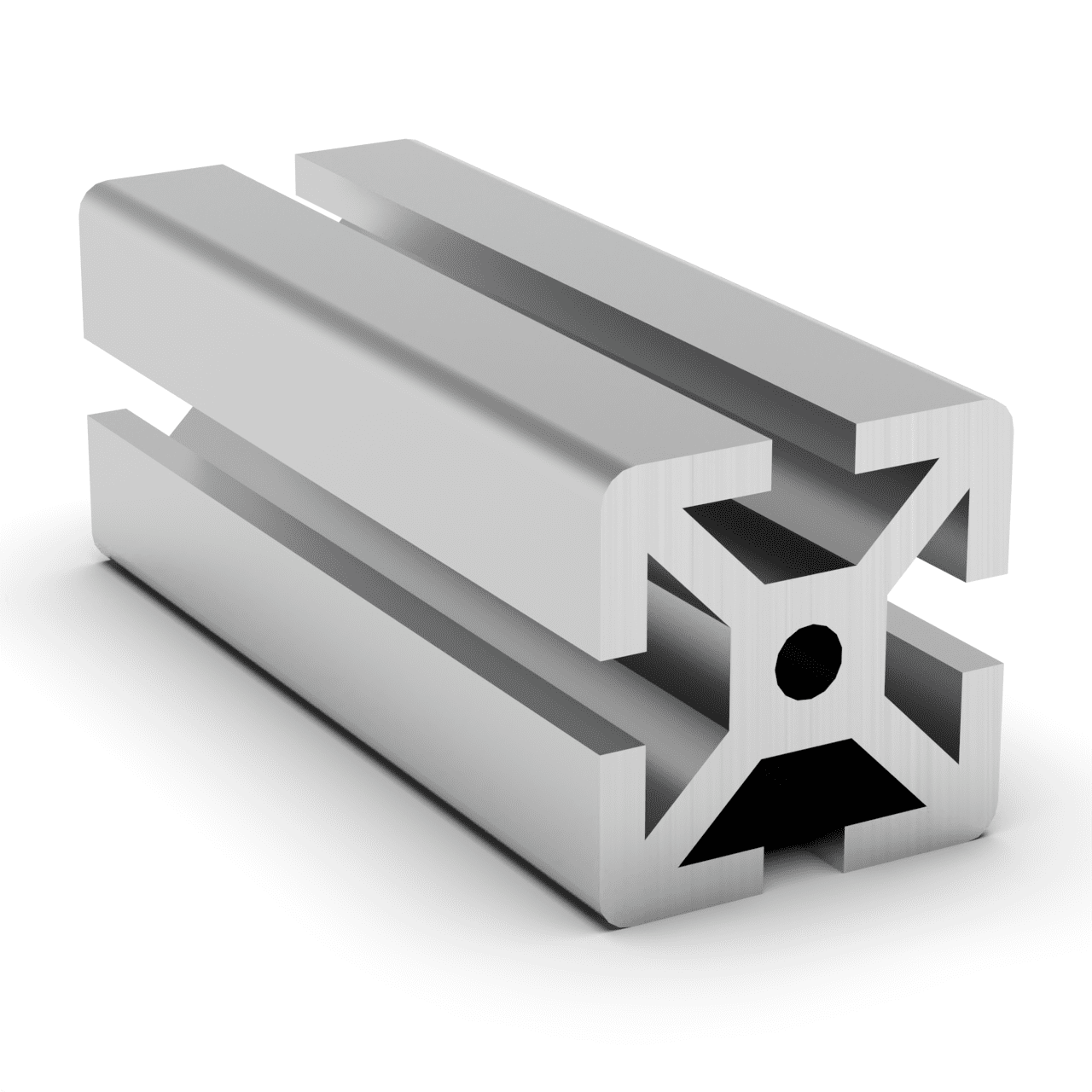 Aluminum T-slot 40x40 profile 2-hole join flat connect 80x38x6mm plate,  4-pieces