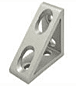 FATH tall gusseted inside corner bracket, 90-degree, 4 holes, slot size 6 - Part # 093W8103N06