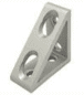 FATH tall gusseted inside corner bracket, 90-degree, 4 holes, slot size 6 - Part # 093W8103N06