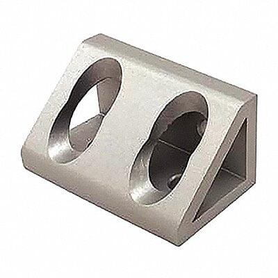 FATH wide gusseted inside corner bracket, 90-degree, 4 holes, slot size 8 - Part # 093WD8384N08
