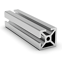 TSLOTS 1002-S 1" x 1" Bislot Adj .26" tslot Aluminum Framing Profile TSLOTS 1002-S 1" x 1" Bislot Adj .26" tslot Aluminum Framing Profile
