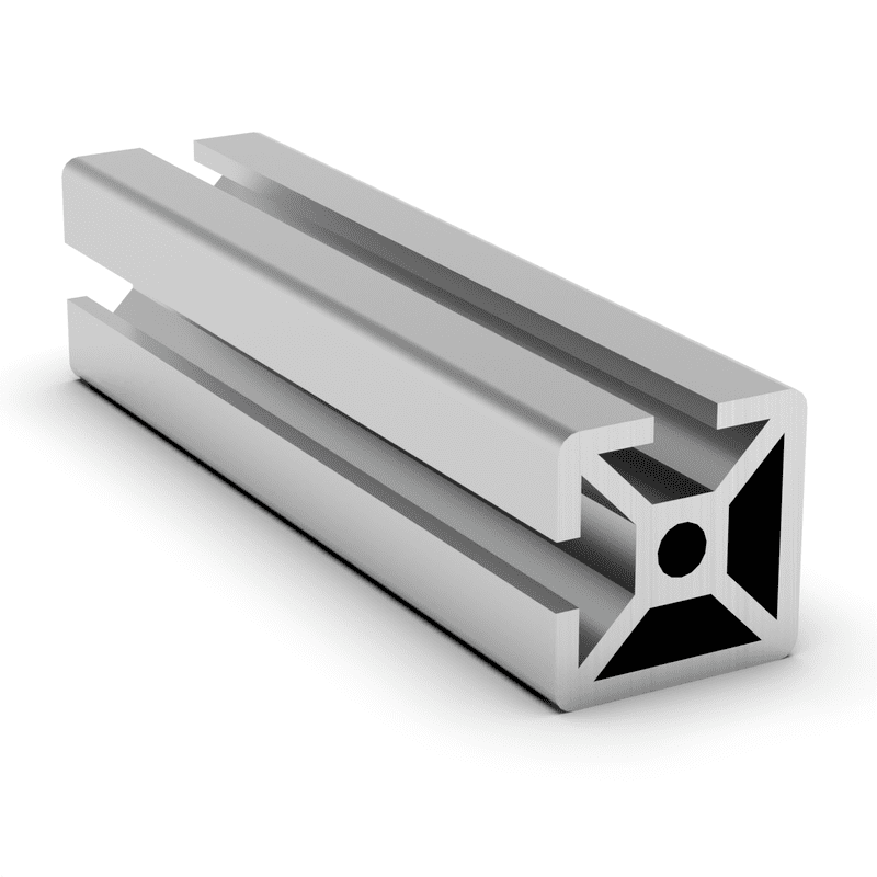 TSLOTS 1002-S 1" x 1" Bislot Adj .26" tslot Aluminum Framing Profile