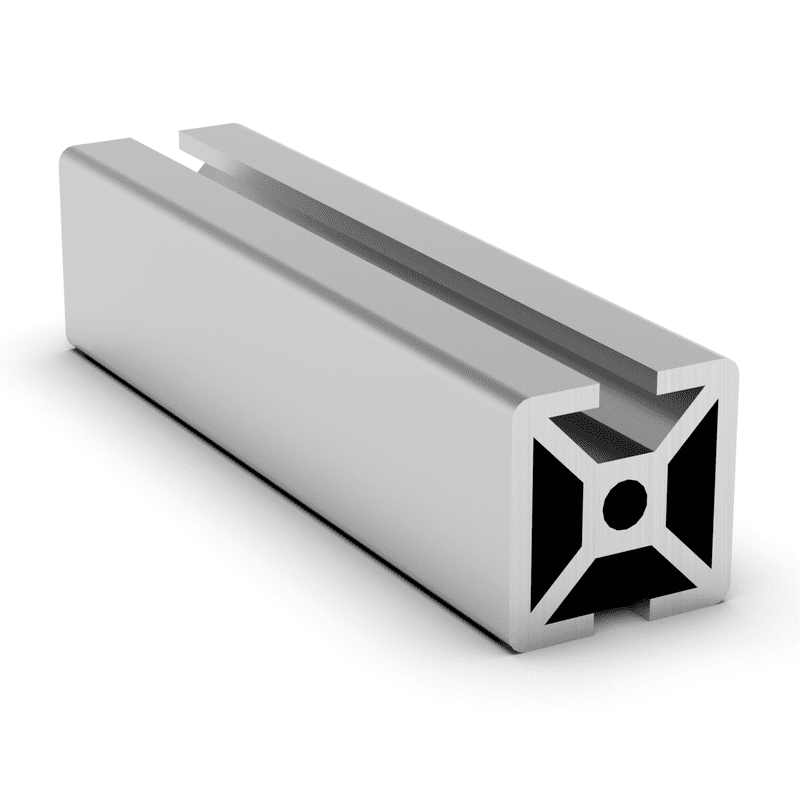 TSLOTS 1004-S 1" x 1" Bislot Opp .26" tslot Aluminum Framing Profile