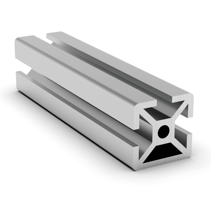 TSLOTS 1003-S 1" x 1" Trislot .26" tslot Aluminum Framing Profile