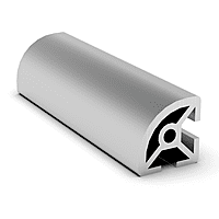 TSLOTS 1012-S 1" x 1" Quarter Round .26" tslot Aluminum Framing Profile