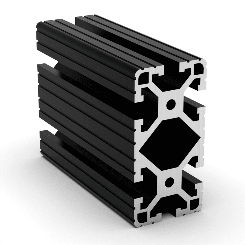 TSLOTS 1530-Lite-Black 1.5" x 3" Light Grooved Black Anodize .32" tslot Aluminum Framing Profile TSLOTS 1530-Lite-Black 1.5" x 3" Light Grooved Black Anodize .32" tslot Aluminum Framing Profile