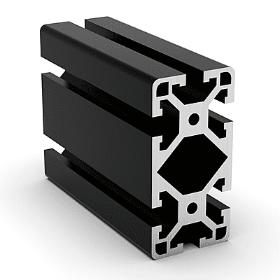 TSLOTS 1530-Lite-SB 1.5" x 3" Light Black Anodize .32" tslot Aluminum Framing Profile