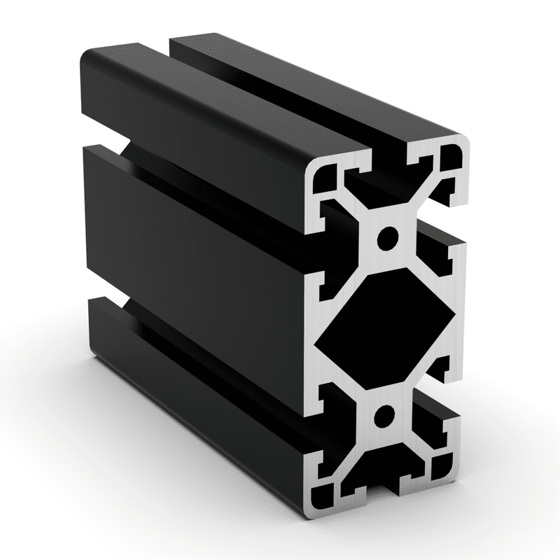 TSLOTS 1530-Lite-SB 1.5" x 3" Light Black Anodize .32" tslot Aluminum Framing Profile TSLOTS 1530-Lite-SB 1.5" x 3" Light Black Anodize .32" tslot Aluminum Framing Profile