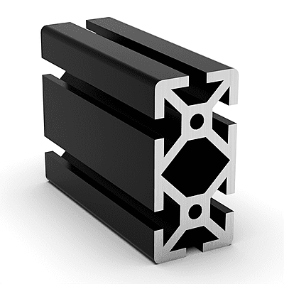 TSLOTS 1530-S-Black 1.5" x 3" Black Anodize .32" tslot Aluminum Framing Profile