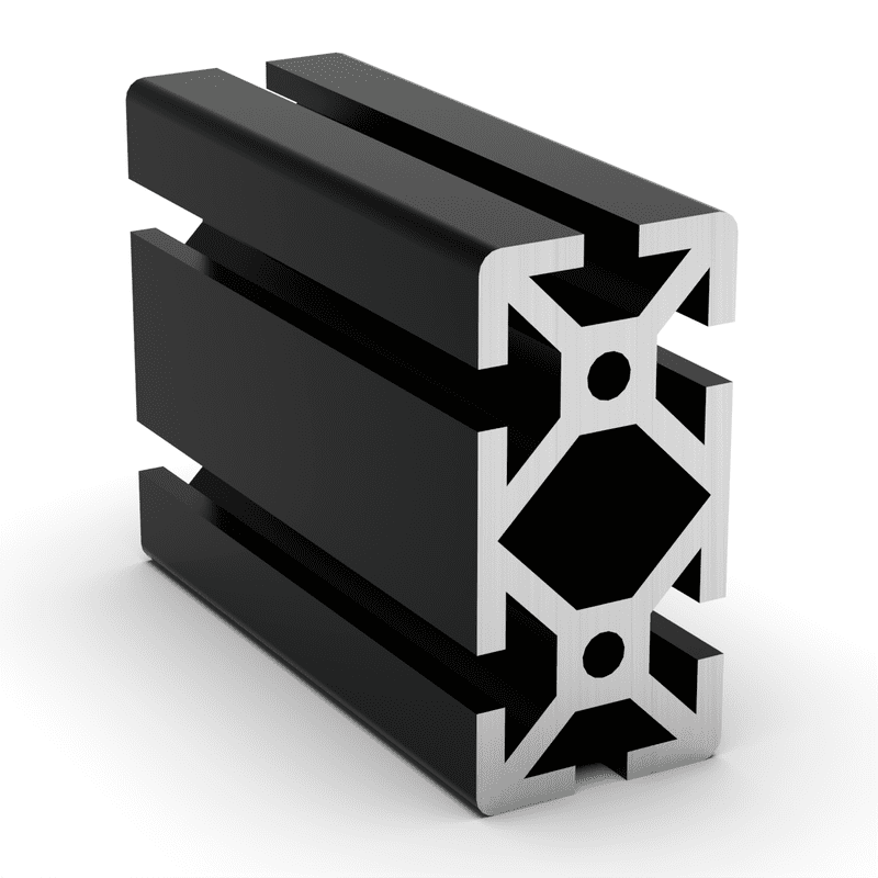 TSLOTS 1530-S-Black 1.5" x 3" Black Anodize .32" tslot Aluminum Framing Profile TSLOTS 1530-S-Black 1.5" x 3" Black Anodize .32" tslot Aluminum Framing Profile
