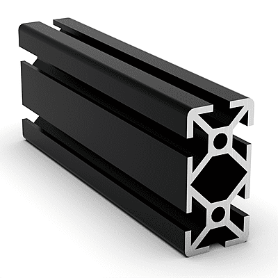 TSLOTS 20mm x 40mm Black Anodize 5mm tslot Aluminum Framing Profile