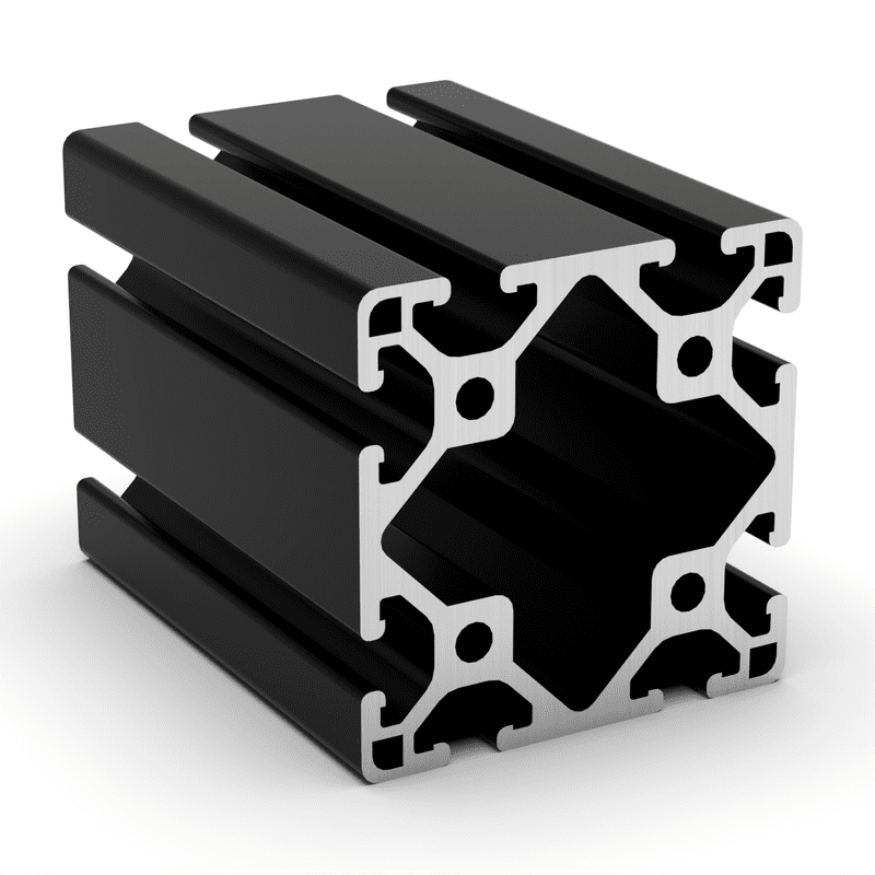 TSLOTS 3030-LS-Black 3" x 3" Light Black Anodize .32" tslot Aluminum Framing Profile