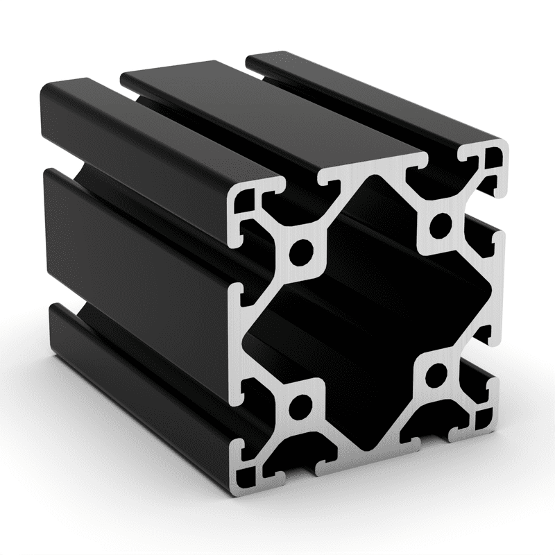 TSLOTS 3030-LS-Black 3" x 3" Light Black Anodize .32" tslot Aluminum Framing Profile TSLOTS 3030-LS-Black 3" x 3" Light Black Anodize .32" tslot Aluminum Framing Profile