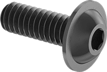 Fath screw ISO 7380 UNC5/16x11/16 Hex socket with Flange, Black ZP - Part # 4ISO7380U5/16-11/16F Fath screw ISO 7380 UNC5/16x11/16 Hex socket with Flange, Black ZP - Part # 4ISO7380U5/16-11/16F