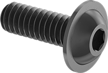 Fath screw ISO 7380 UNC5/16x11/16 hex socket steel zp - Part # 4ISO7380U5/16-11/16M
