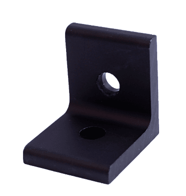 Tslots 15S 2 Hole Inside Corner Bracket Black - Part #654136