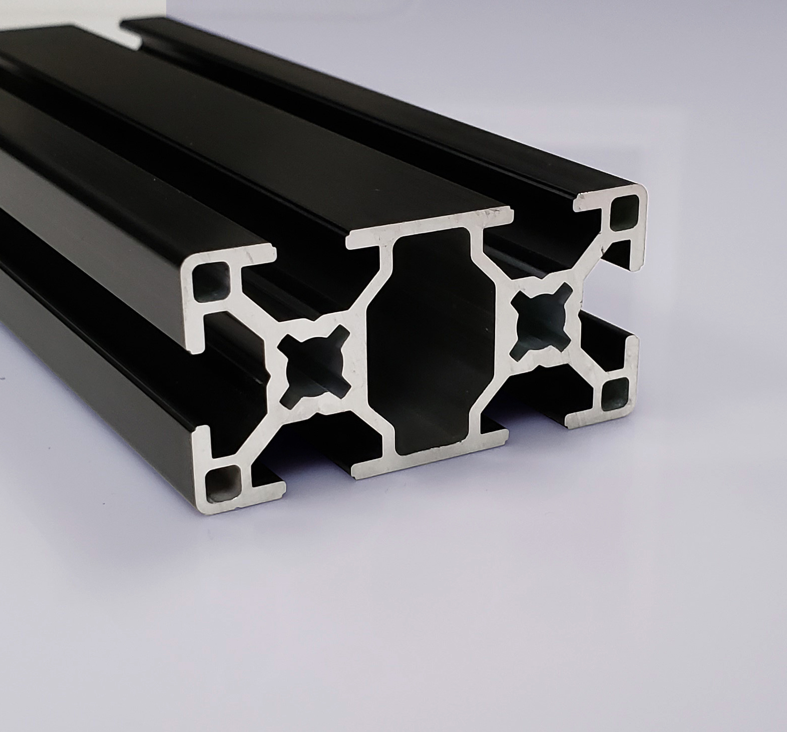 TSLOTS 30-3060-Blacklack-FB 30mm x 60mm Black 8mm tslot Aluminum Framing Profile TSLOTS 30-3060-Blacklack-FB 30mm x 60mm Black 8mm tslot Aluminum Framing Profile