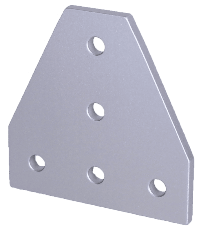 Tslots 5 Hole "T" Joining Plate Slot 10 - Part #671701