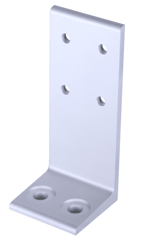 Tslots 4 Hole Floor Bracket Slot 8 - Part #671704