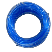 Airtac Polyurethane Tubing 3/8"OD x 1/4"ID Clear Blue 100ft/Roll - Part # NUE95A3/8X1/4-100CB