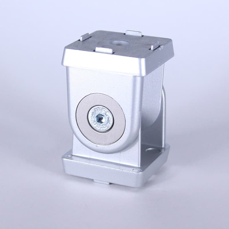 Tslots Pivot Joint 45, Die-cast Zinc, Locating Pins for Slot 8/ 10 - Part #671106